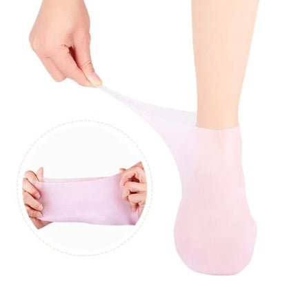 Silicone Foot Care Socks Anti Cracking Moisturizing Gel Socks Cracked Dead Skin Remove Protector Pain Relief Pedicure Tool