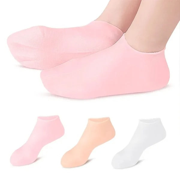 Silicone Foot Care Socks Anti Cracking Moisturizing Gel Socks Cracked Dead Skin Remove Protector Pain Relief Pedicure Tool