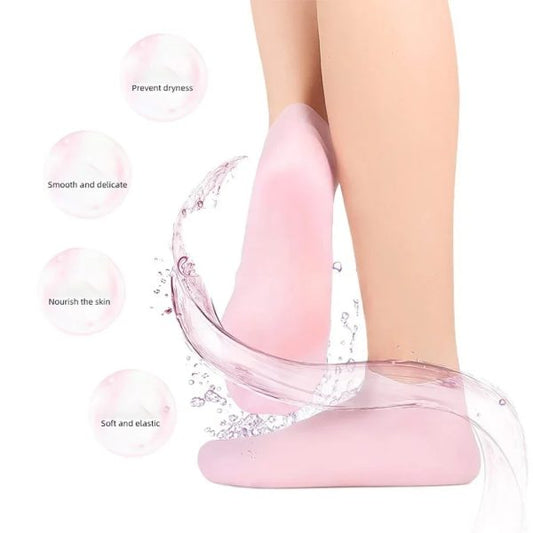 Silicone Foot Care Socks Anti Cracking Moisturizing Gel Socks Cracked Dead Skin Remove Protector Pain Relief Pedicure Tool