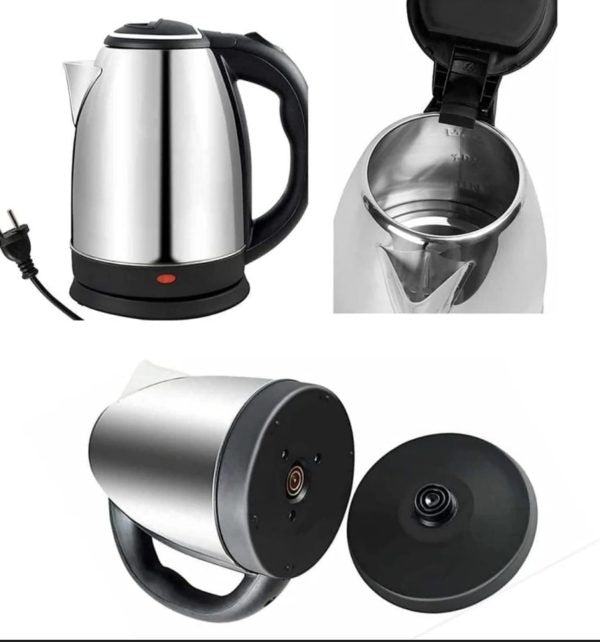 Electric Kettle – Stainless Steel Body – Automatic Instant Heating – 2.0 Liter – 1500 Watts