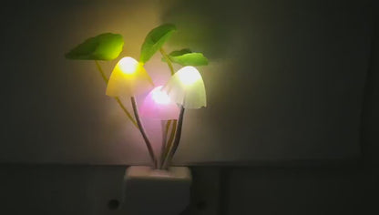 Mushroom Night Light | Led Night Lights | Flower Lamp Bedroom Baby Room Lamps For Family, Friend Or Kids Gifts (random Colors)