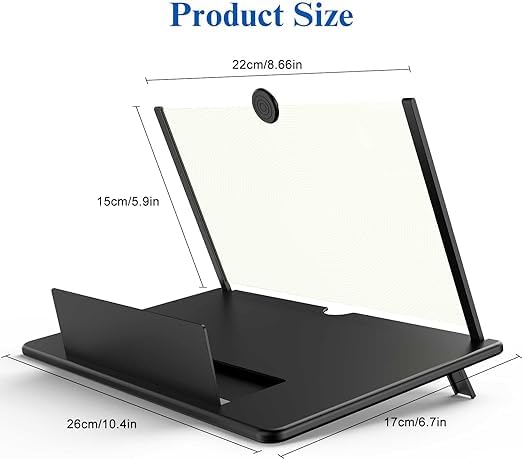 Universal Mobile Phone Screen Magnifier Stick Holder 3d Hd Enlarged Screen Mobile Phone(